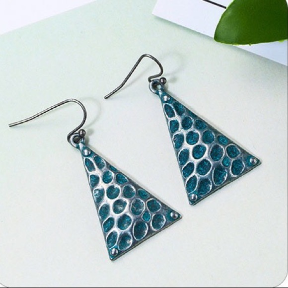 Triangle Dangle Earrings